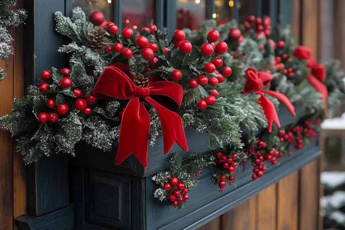 35 Christmas Window Box Ideas for a Festive, Enchanting Display
