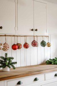 29 Ways To Decorate Kitchen Cabinets for a Festive Christmas