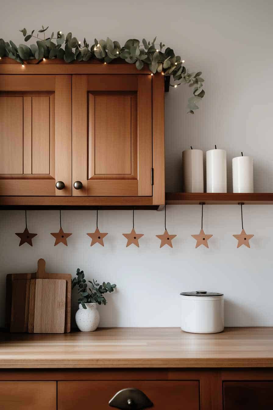 29 Ways To Decorate Kitchen Cabinets for a Festive Christmas