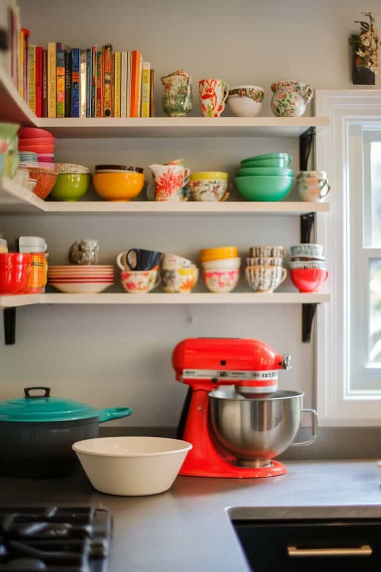 How to Decorate Kitchen Shelves for Style and Function