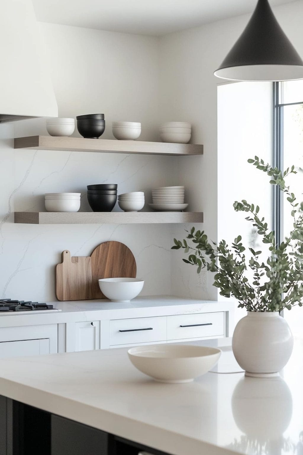 40 Ways To Decorate Your Kitchen Shelves: Aesthetic + Function
