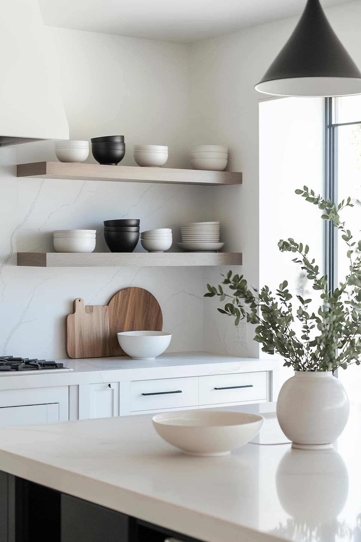 40 Ways To Decorate Your Kitchen Shelves: Aesthetic + Function
