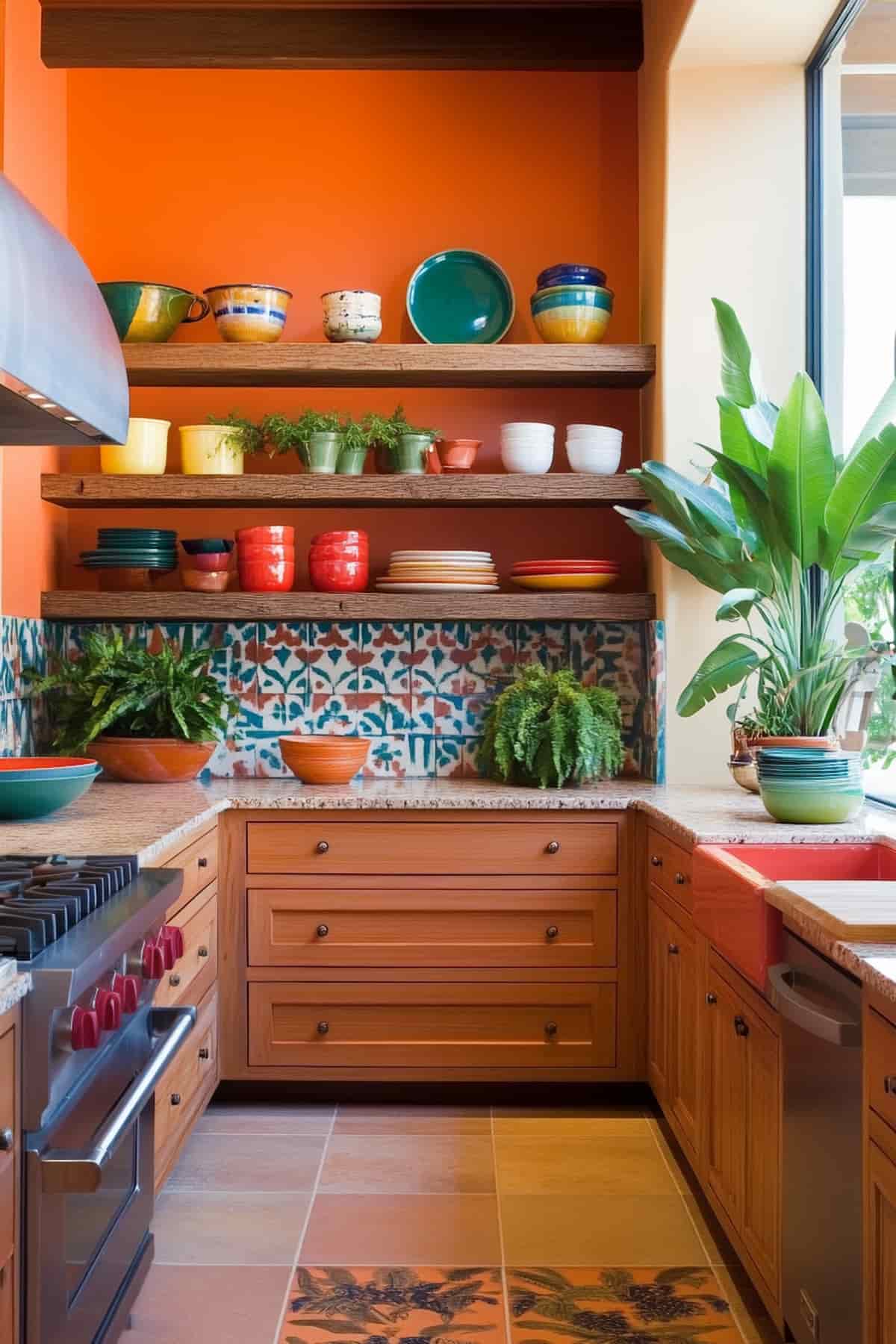 40 Ways To Decorate Your Kitchen Shelves: Aesthetic + Function