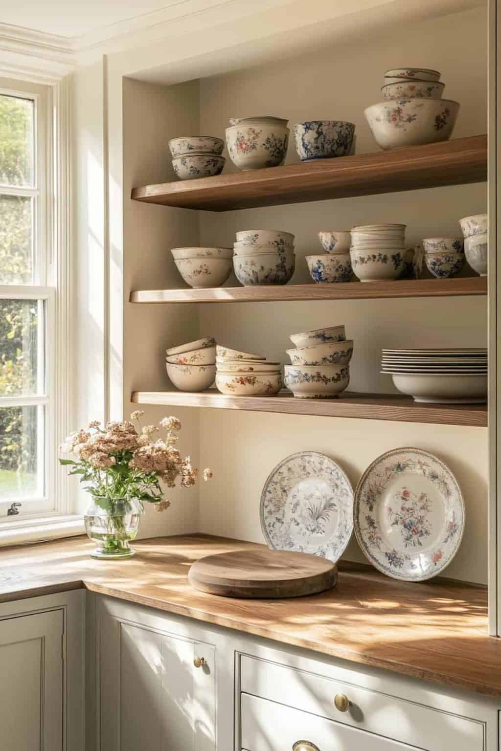 40 Ways To Decorate Your Kitchen Shelves: Aesthetic + Function