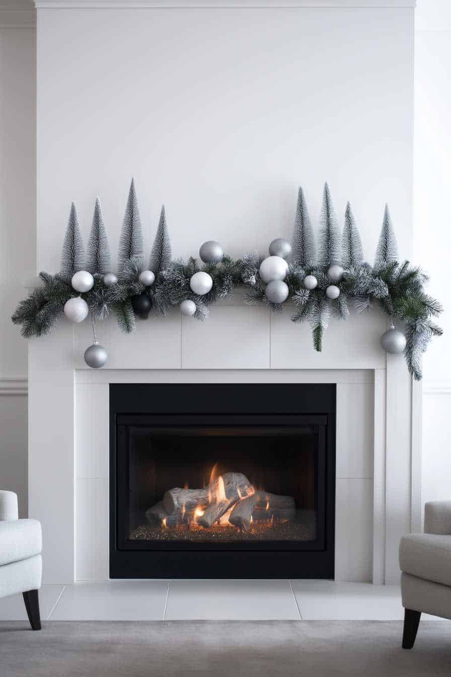 40 Fireplace Christmas Garland Ideas To Deck Your Mantel