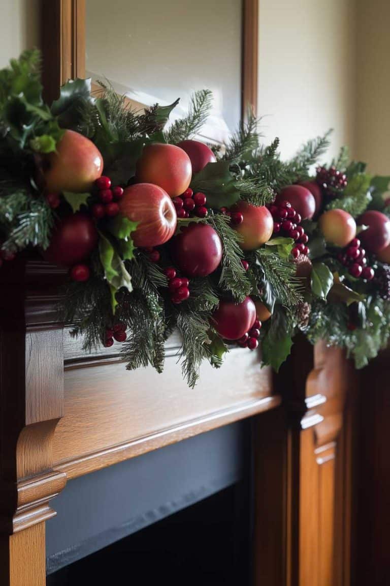 40 Fireplace Christmas Garland Ideas To Deck Your Mantel