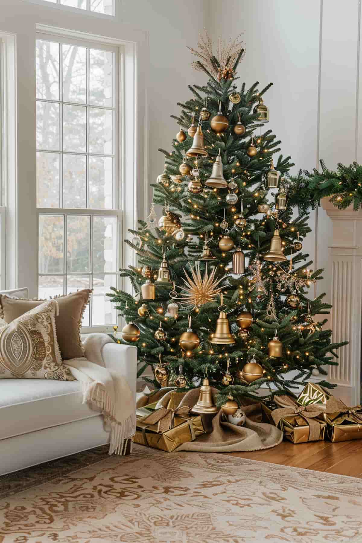 28 Gold Christmas Tree Decorations: Elevate Your Festive Decor