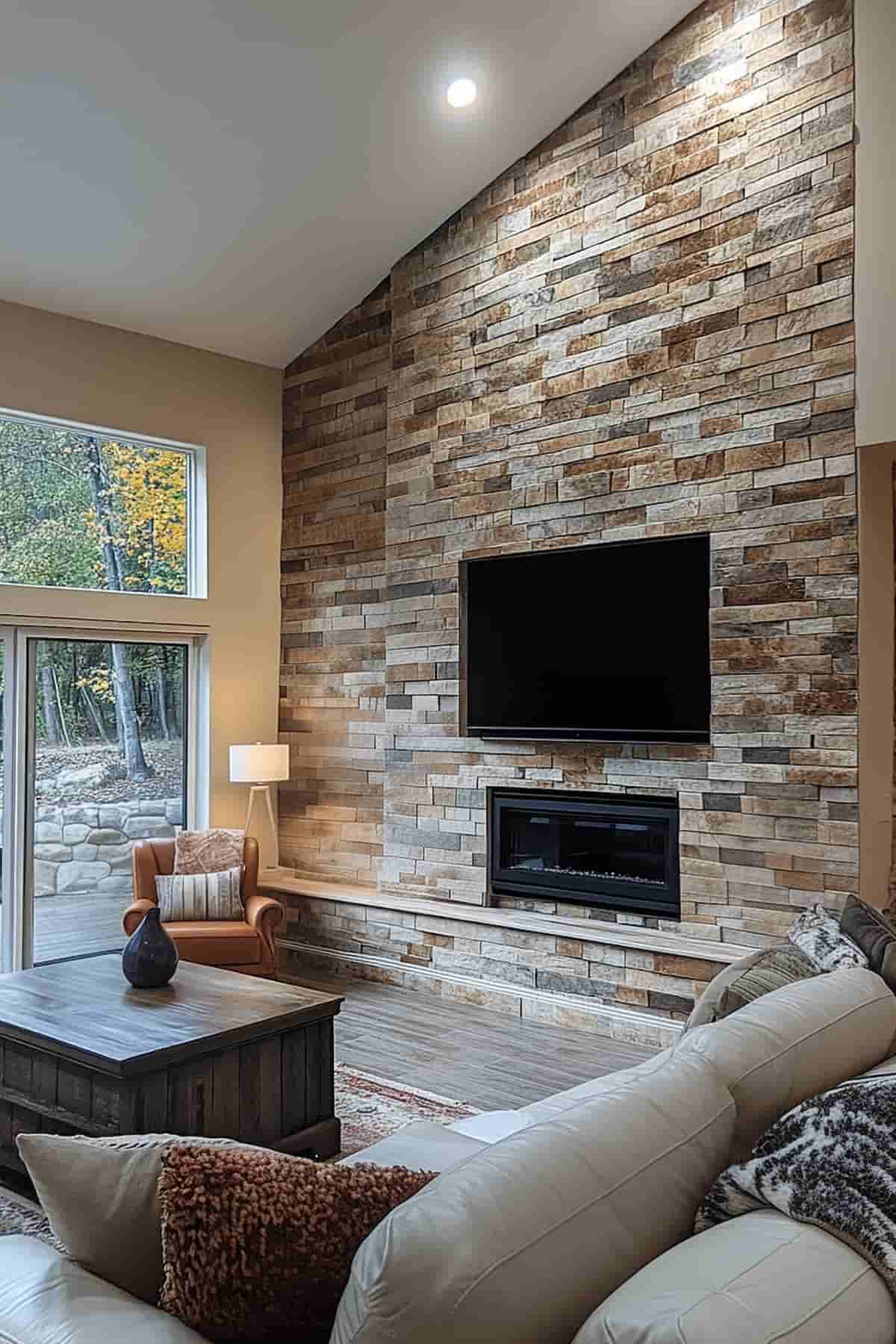 40 Living Room Accent Wall Ideas To Give Your Room Style