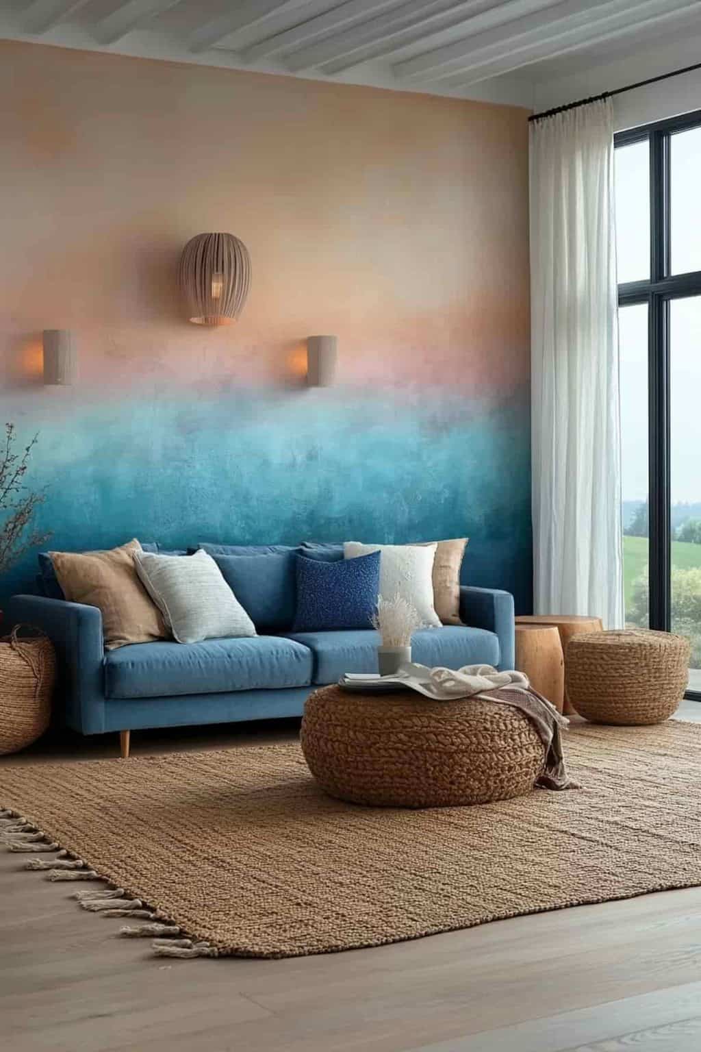 Creative Living Room Accent Wall Painting Ideas for Maximum Style Impact