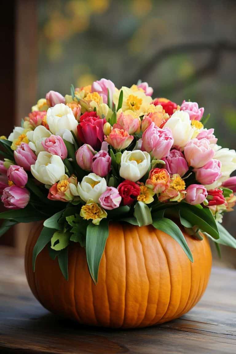 31 Gorgeous Pumpkin Flower Arrangements to Try This Fall