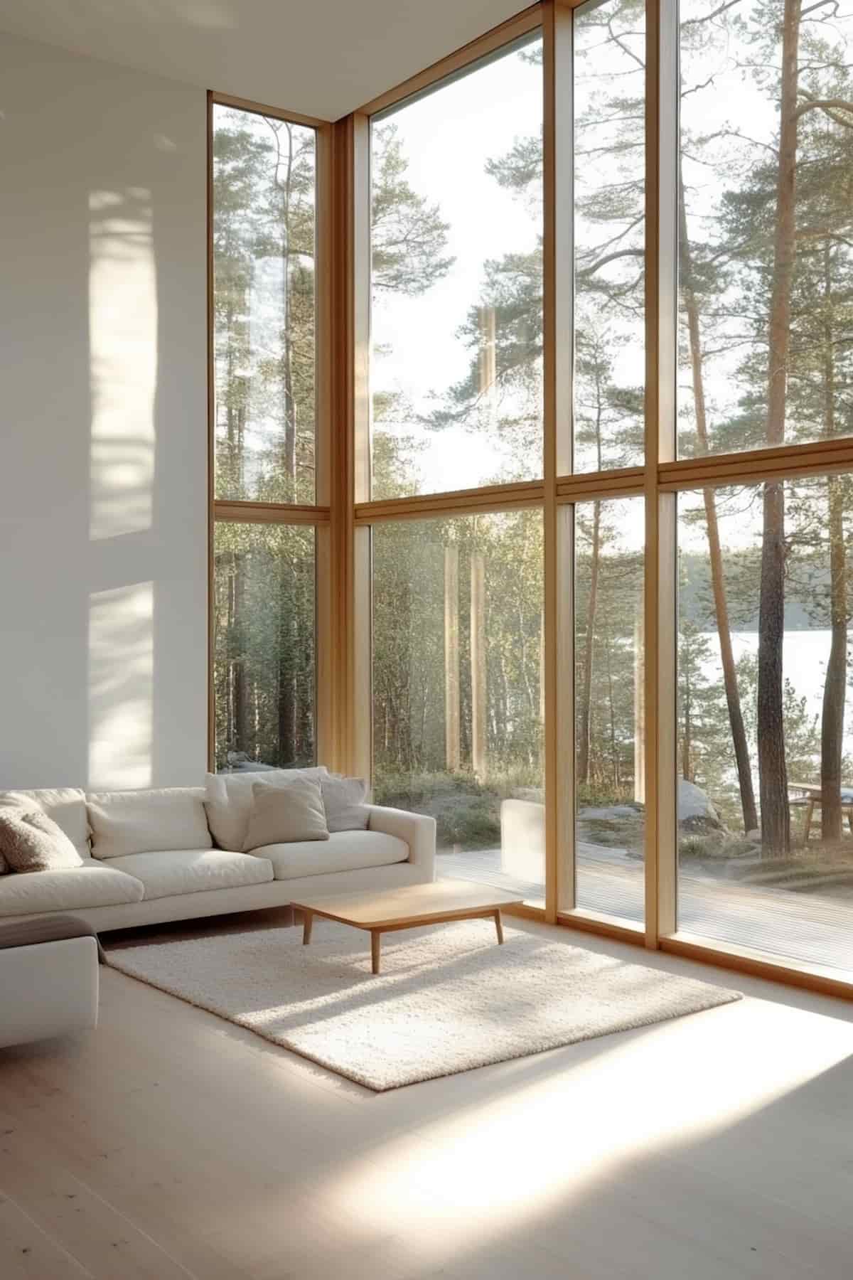 Snapshot of Scandinavian Modern Apartment Interior Design With Big Windows