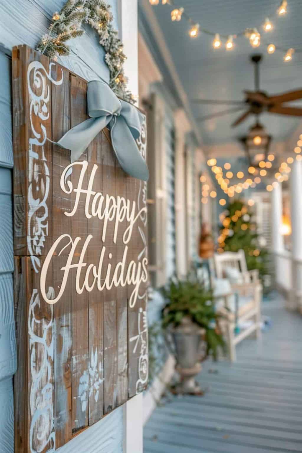 39 Winter Front Porch Decor Ideas: Inviting, Pretty Entrances