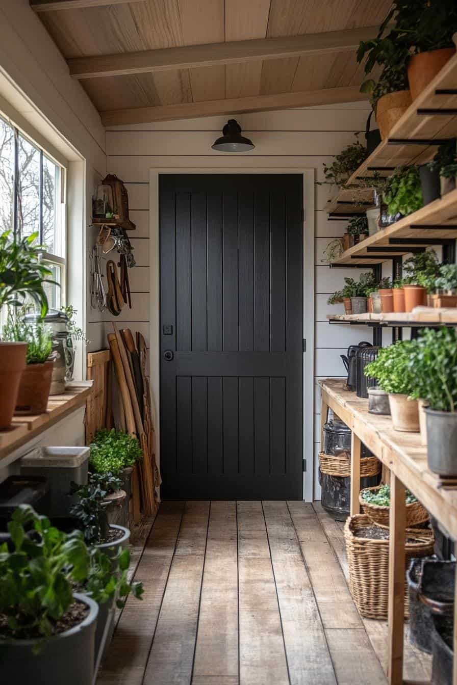 30 Farmhouse Black Interior Doors To Elevate Your Home With Elegance