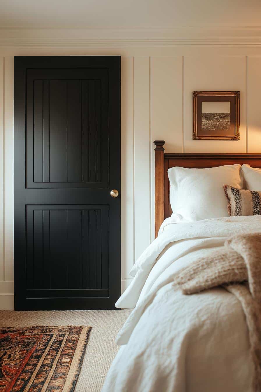 30 Farmhouse Black Interior Doors To Elevate Your Home With Elegance