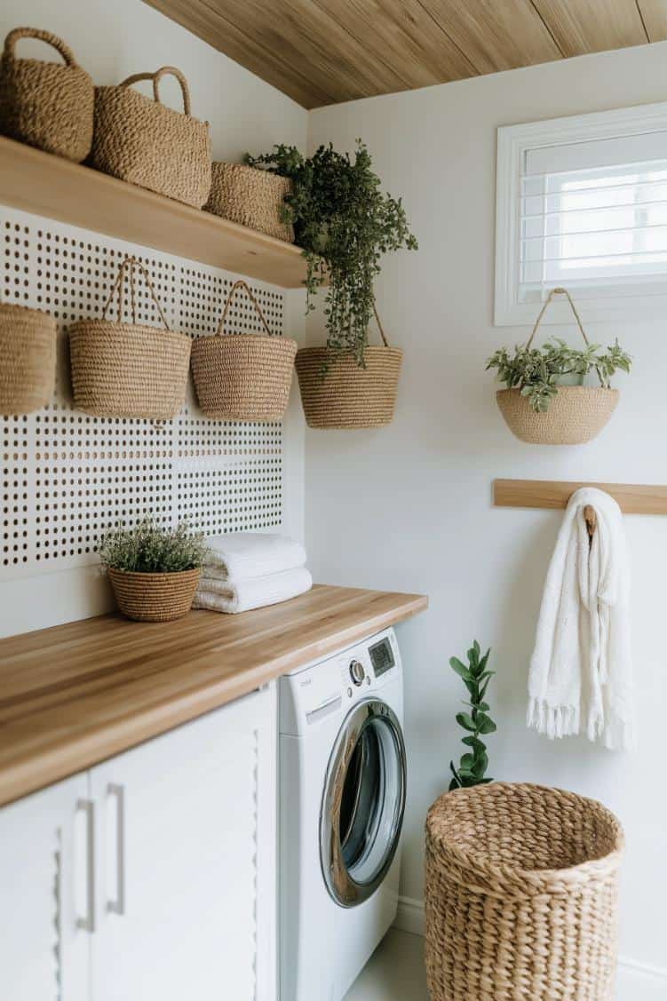 35 Boho Laundry Room Ideas: Stylish and Functional Designs