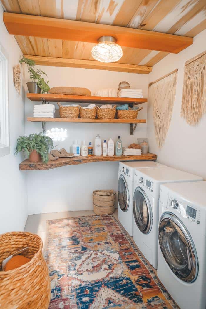 35 Boho Laundry Room Ideas: Stylish and Functional Designs