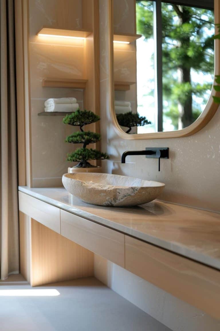 30 Japandi Bathroom Ideas for a Tranquil, Refreshing Retreat