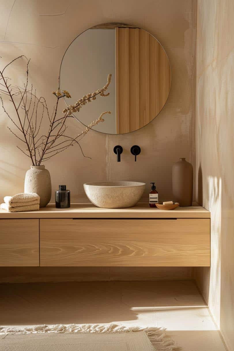 30 Japandi Bathroom Ideas for a Tranquil, Refreshing Retreat