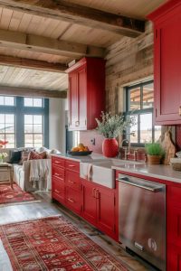 32 Red Kitchen Ideas To Spice Up Your Space With Warmth & Style