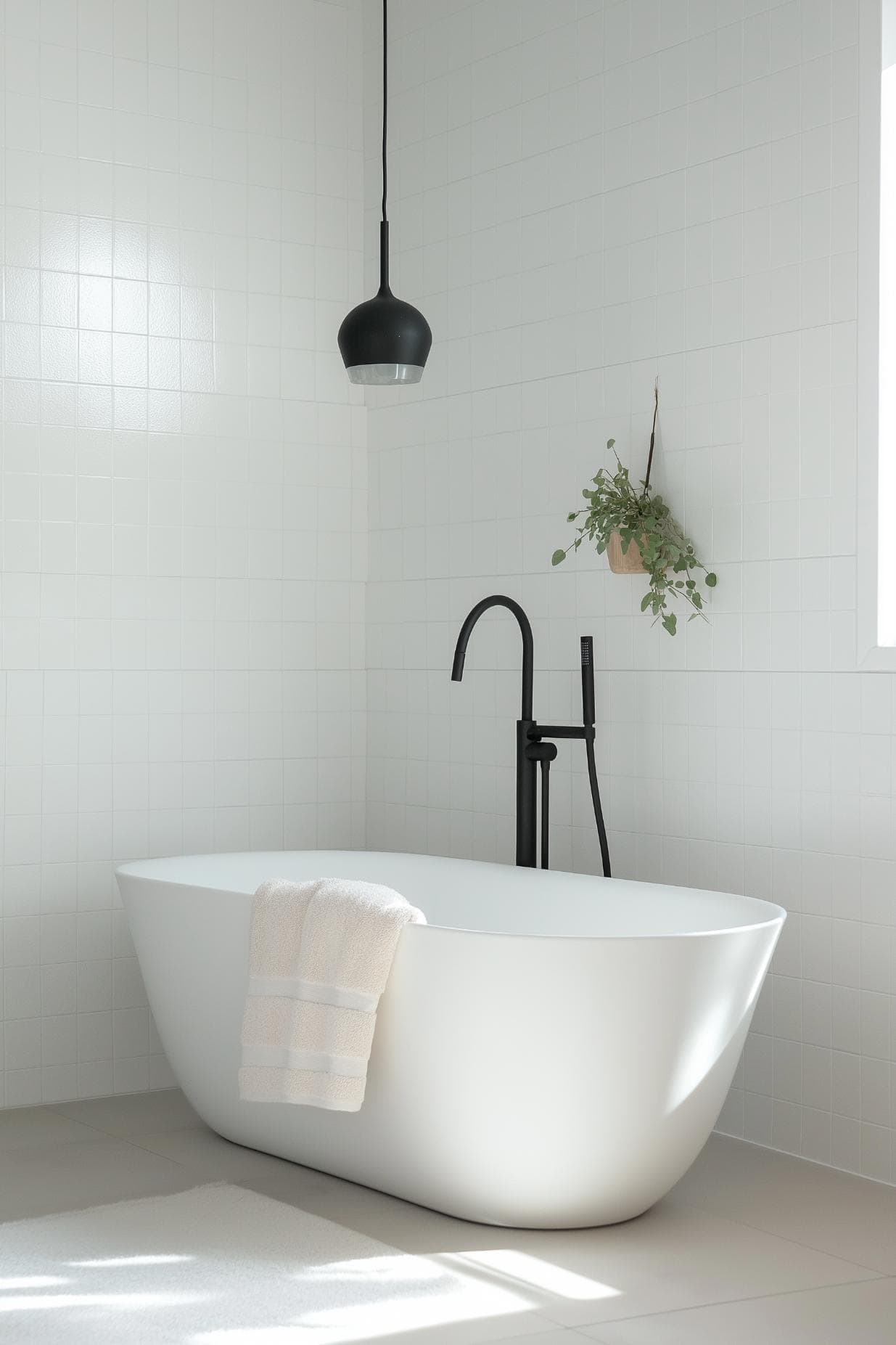 View of 40 Scandinavian Bathroom Ideas: Embrace Minimalist Elegance