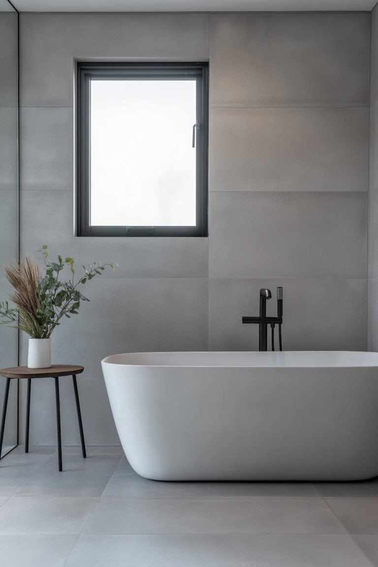 Image showcasing 40 Scandinavian Bathroom Ideas: Embrace Minimalist Elegance