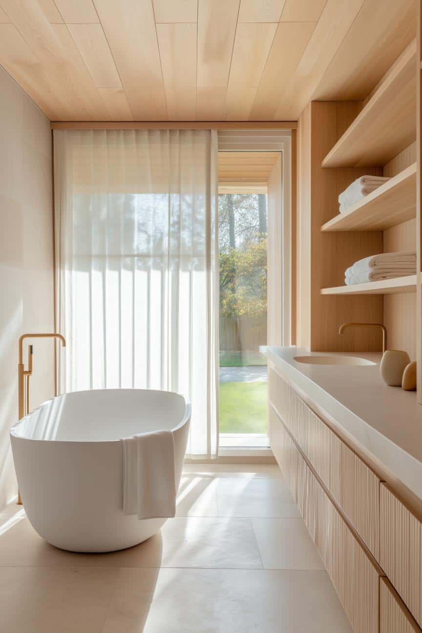 Photo inspiration: Picture Idea: 40 Scandinavian Bathroom Ideas Embrace Minimalist Elegance