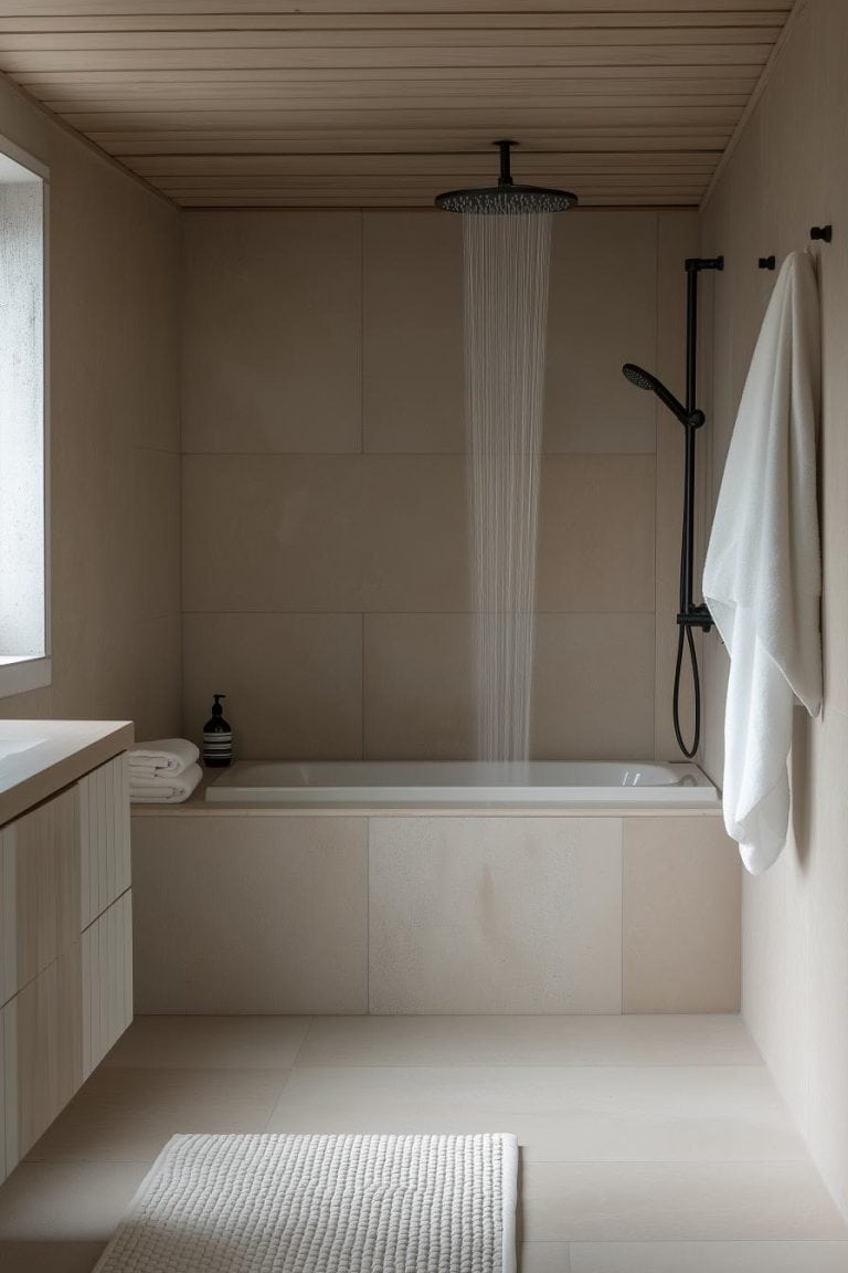 View of 40 Scandinavian Bathroom Ideas: Embrace Minimalist Elegance