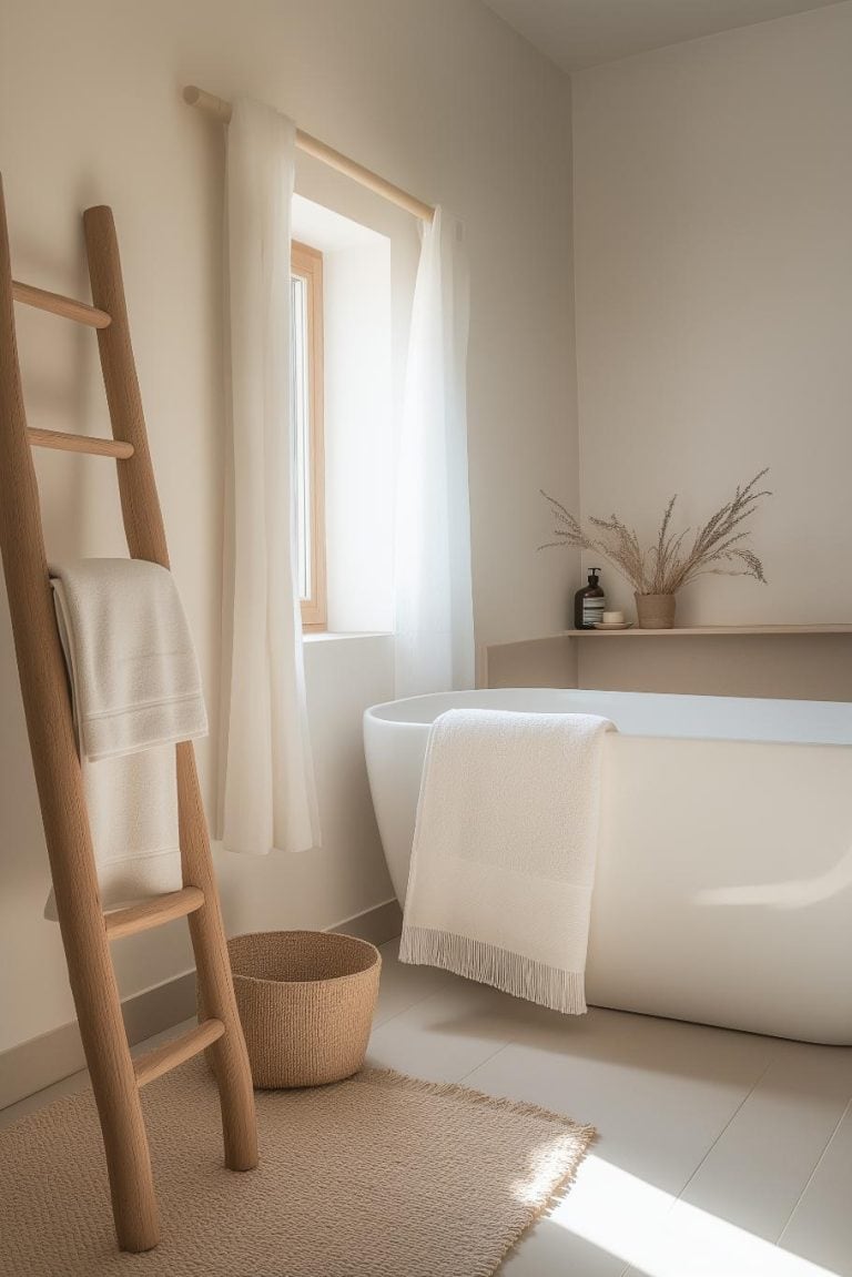 Image showcasing 40 Scandinavian Bathroom Ideas: Embrace Minimalist Elegance