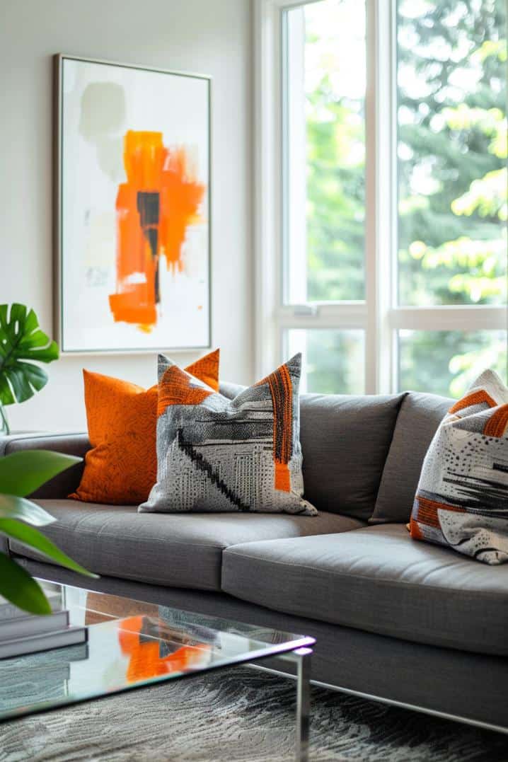 30 Throw Pillows for a Gray Couch To Enhance Style and Comfort