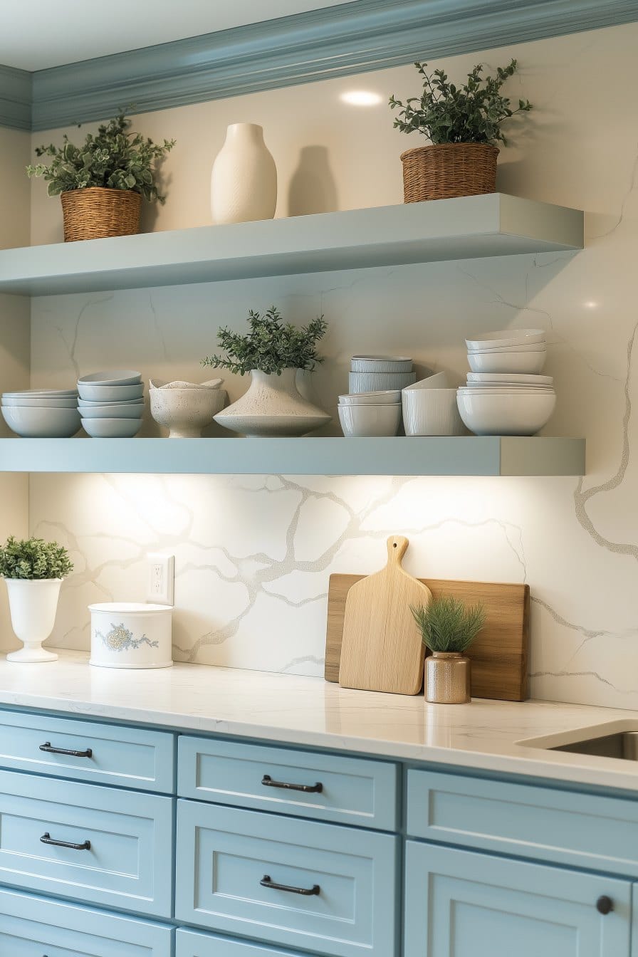 35 Blue Kitchen Ideas for a Refreshing and Elegant Aesthetic