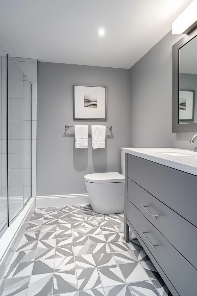 Gray And White Bathroom Tile Ideas Gray And White Bathroom Tile Ideas