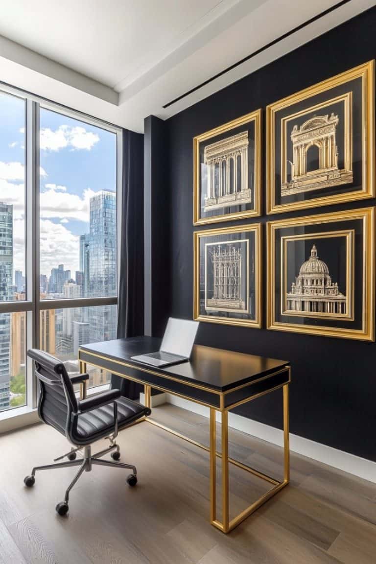 39 Black Accent Wall Designs for a Bold Home Makeover
