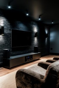 Picture of 39 Black Accent Wall Designs for a Bold Home Makeover