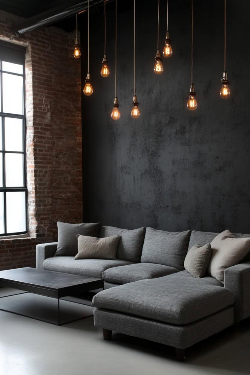 39 Black Accent Wall Designs for a Bold Home Makeover