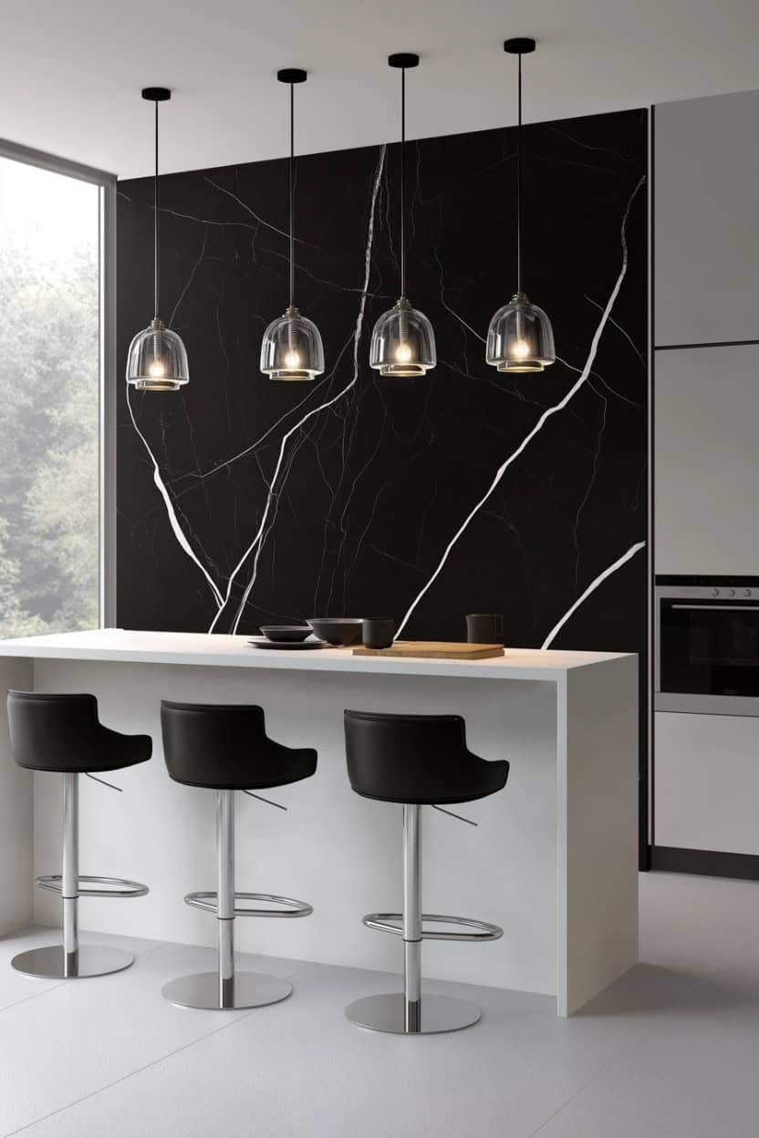 39 Black Accent Wall Designs for a Bold Home Makeover
