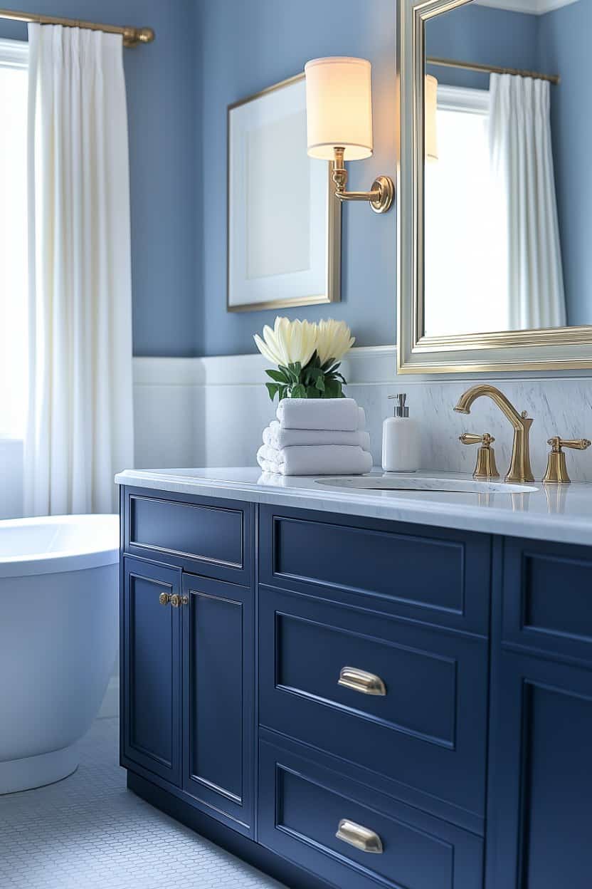 29 Blue Bathroom Ideas for a Refreshing, Refined Space