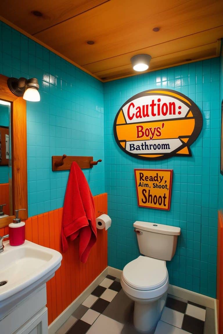 26 Boys’ Bathroom Ideas That Your Kid Will Actually Love