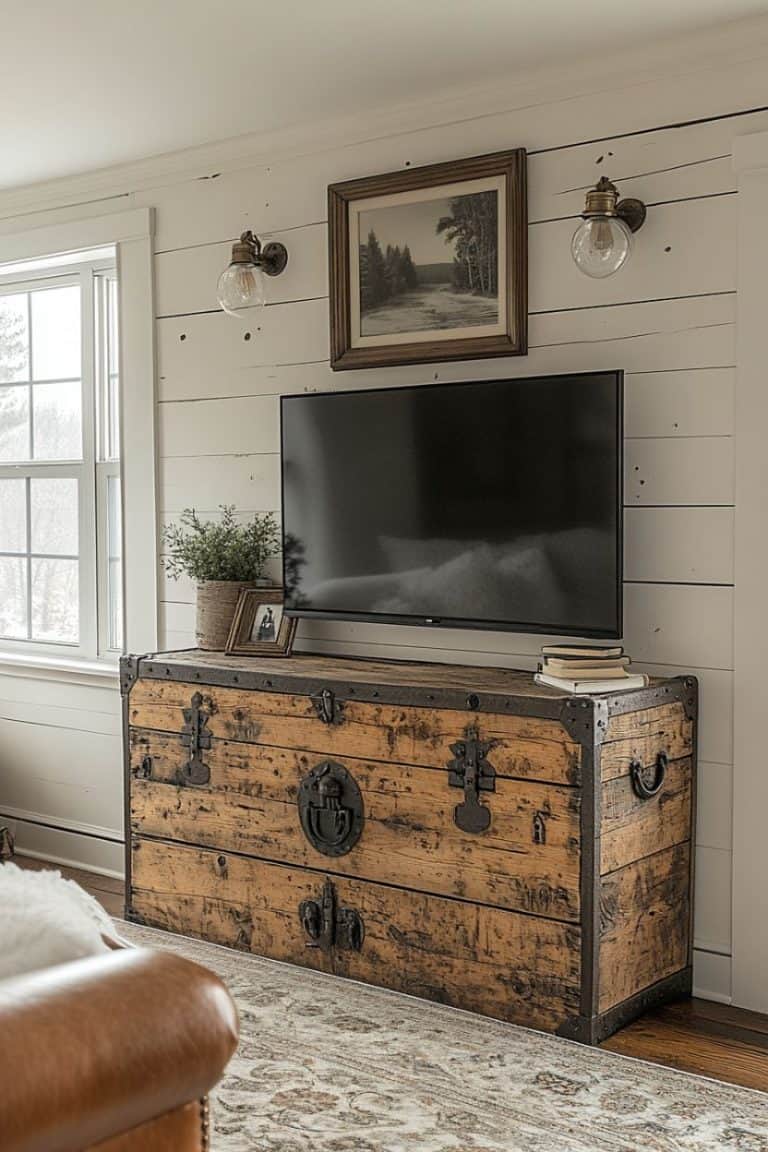 30 Farmhouse TV Stand Decor Ideas To Elevate Your Living Room
