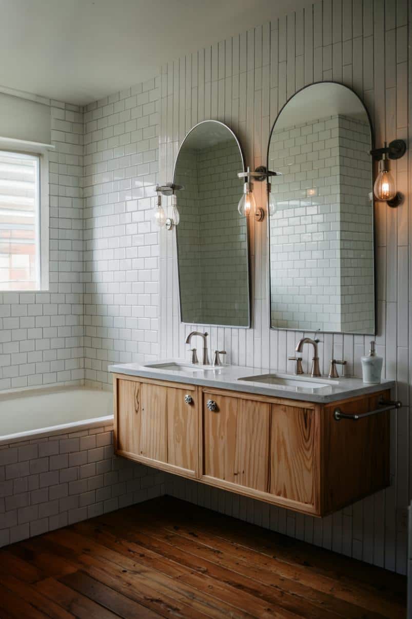 26 Stunning Double Vanity Bathroom Mirror Ideas for Every Style