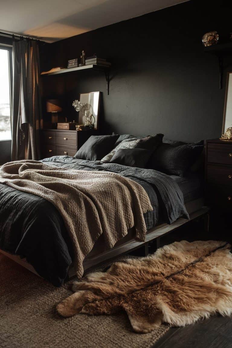 25 Moody Bedroom Ideas To Create a Dark, Luxe Retreat
