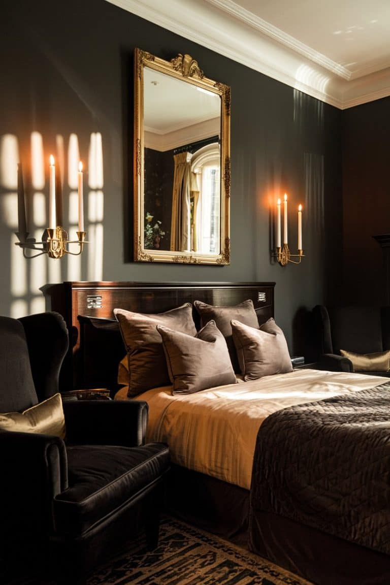 25 Moody Bedroom Ideas To Create a Dark, Luxe Retreat