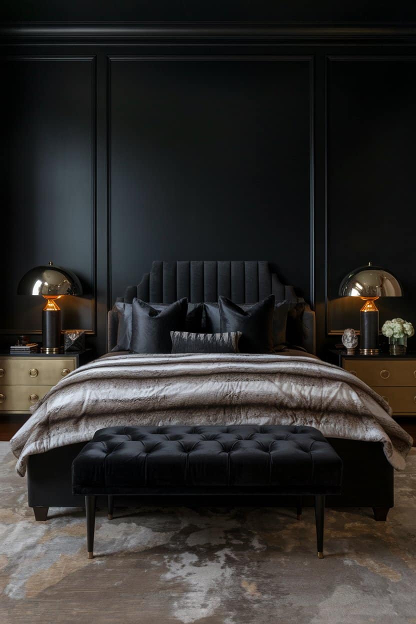 25 Moody Bedroom Ideas To Create a Dark, Luxe Retreat