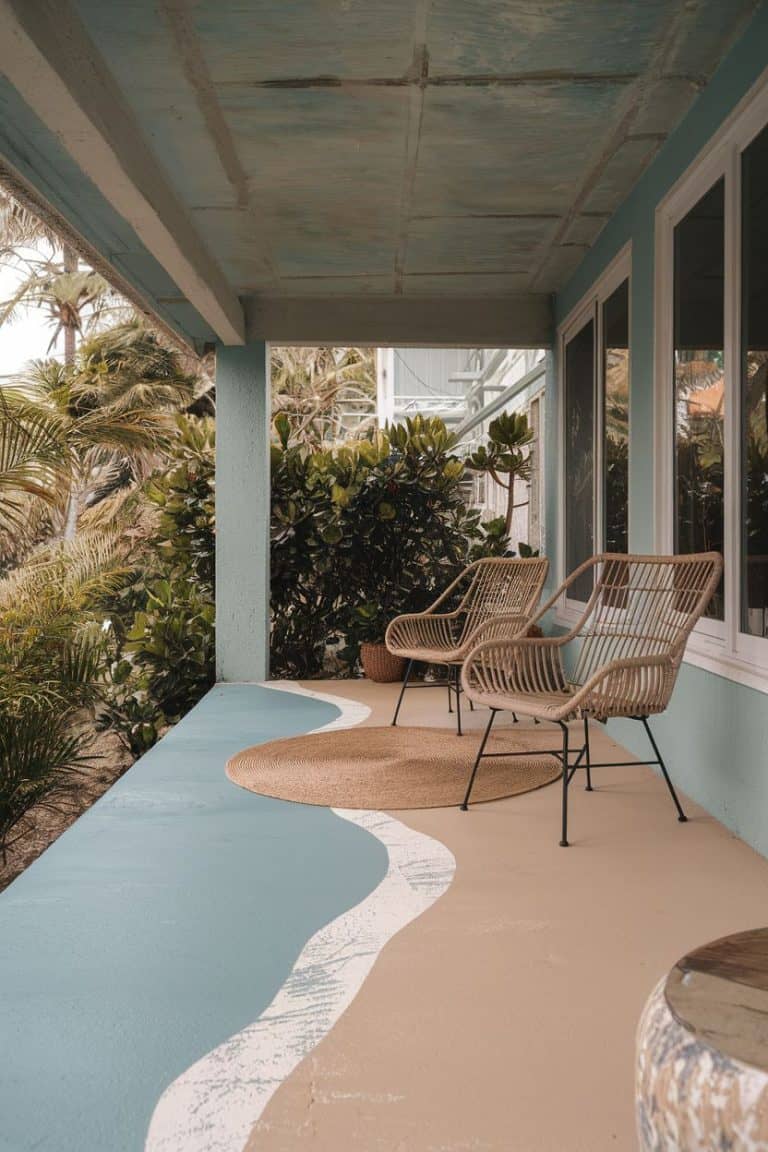 39 Painted Concrete Porch Ideas: Transform Your Outdoor Space