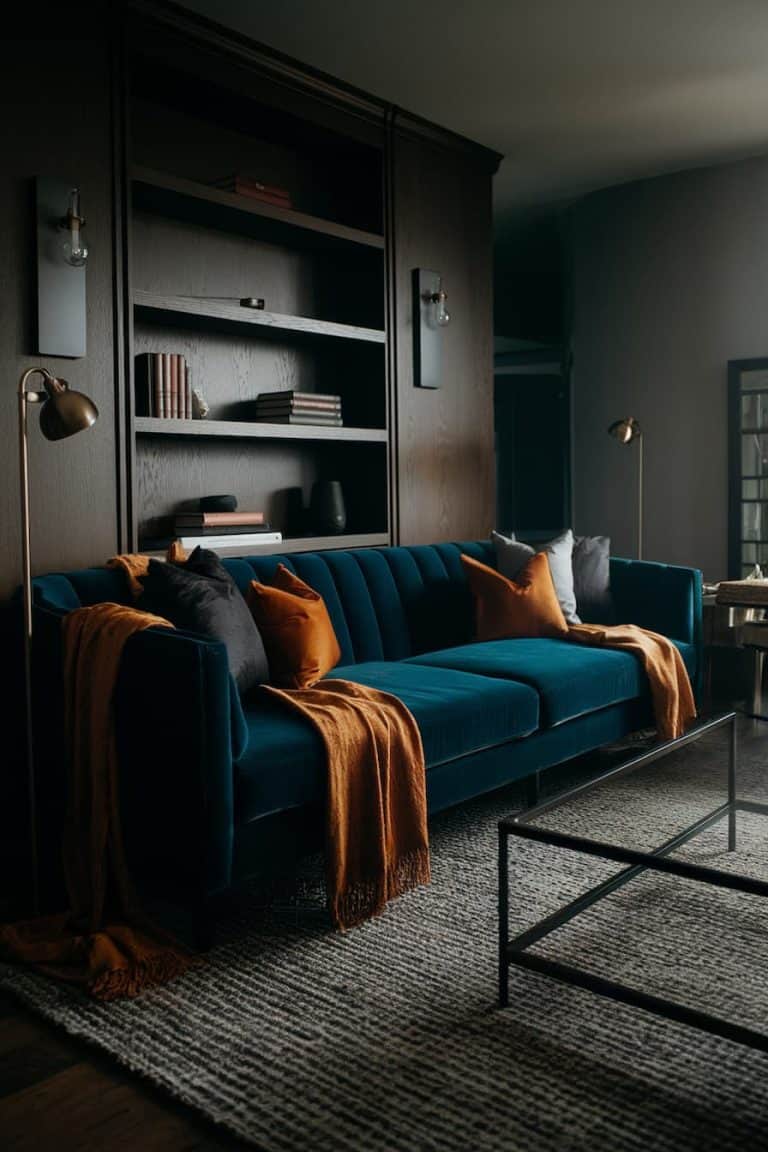25 Moody Living Room Ideas for a Dramatic Space