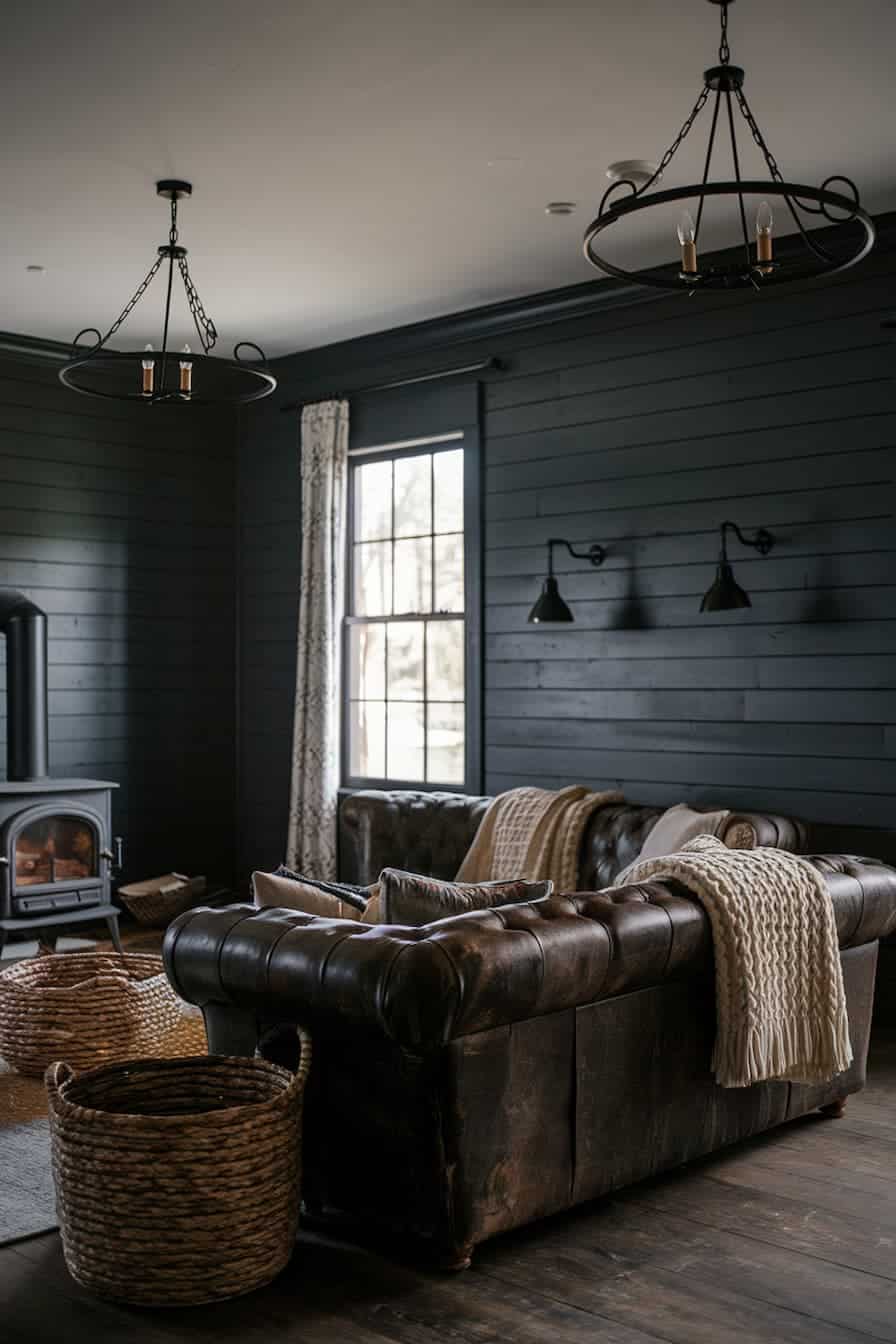 25 Moody Living Room Ideas for a Dramatic Space