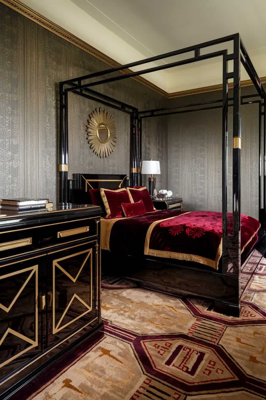 38 Art Deco Bedroom Ideas for a Glamorous Room Makeover