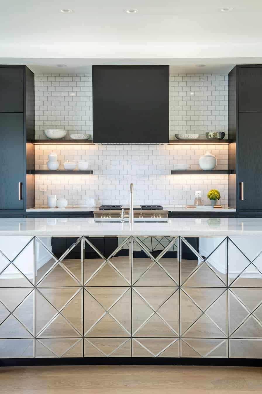 50 Stunning Stylish Kitchen Island Back Panel Ideas