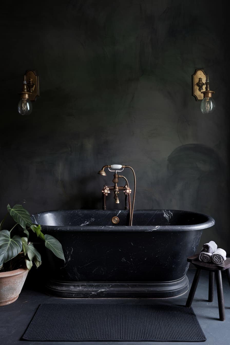 21 Moody Bathroom Ideas: Dark, Dramatic Designs