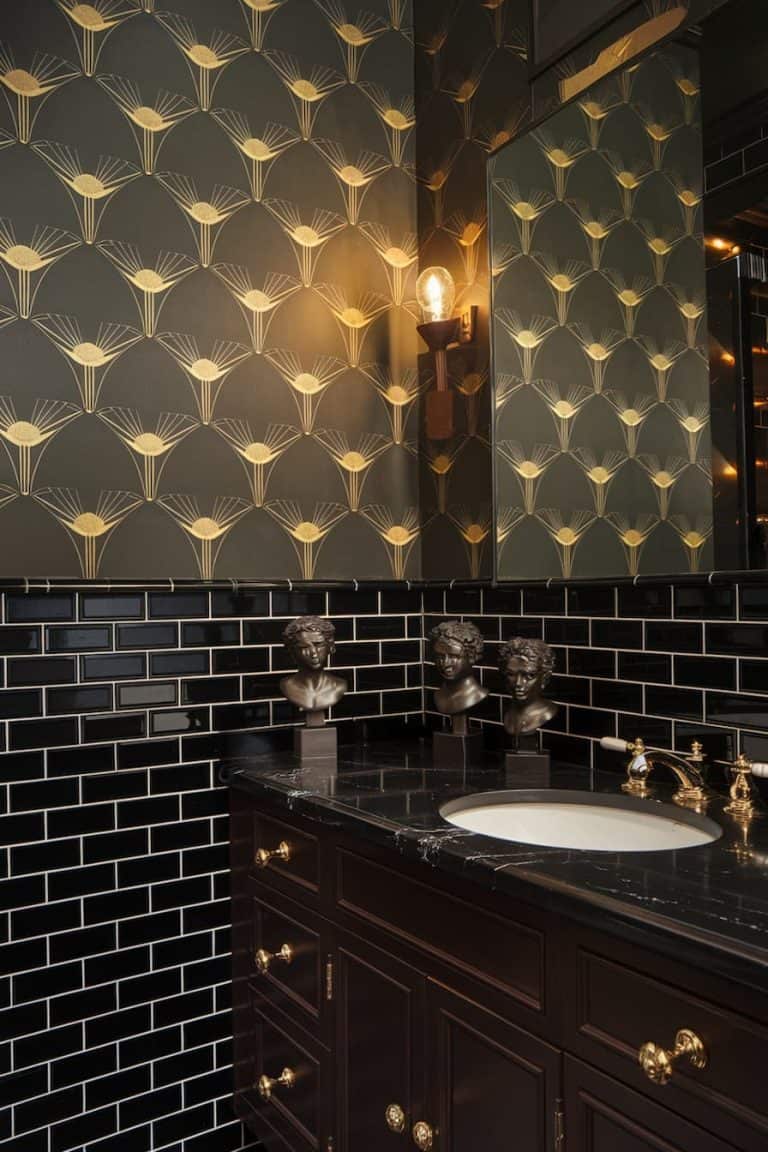 21 Moody Bathroom Ideas: Dark, Dramatic Designs