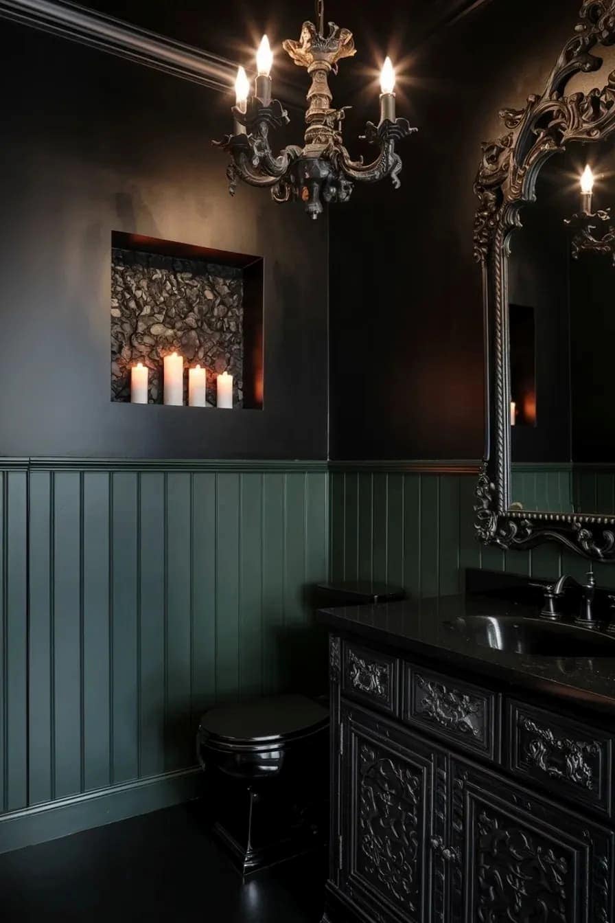 21 Moody Bathroom Ideas: Dark, Dramatic Designs